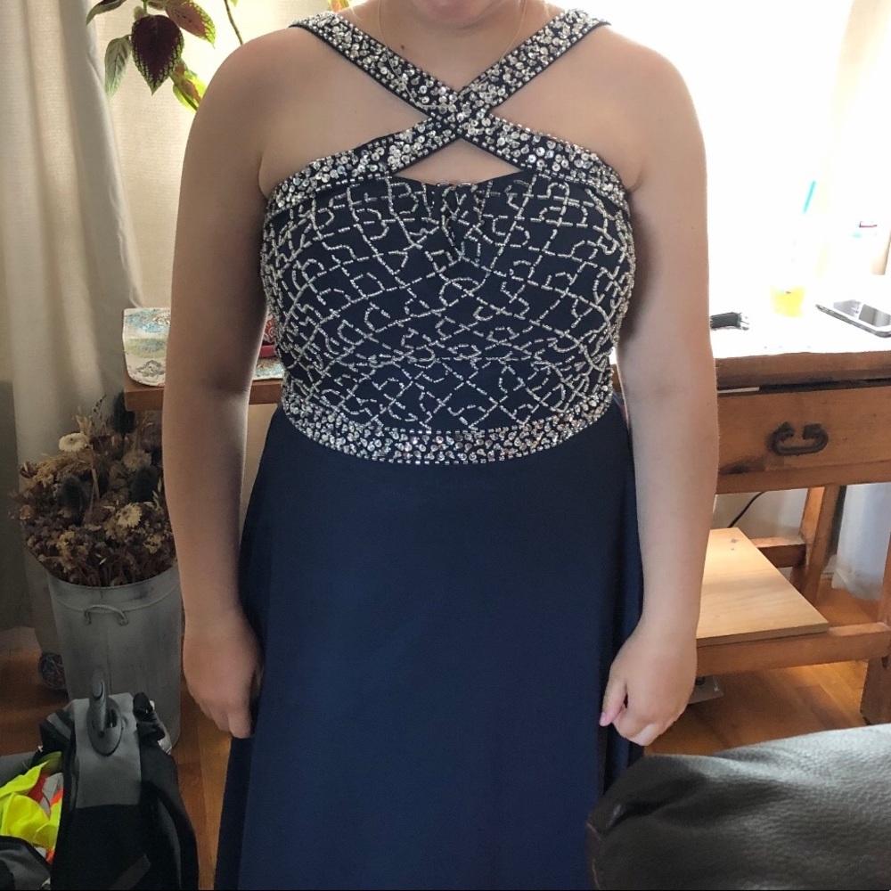 Navy Prom Dress